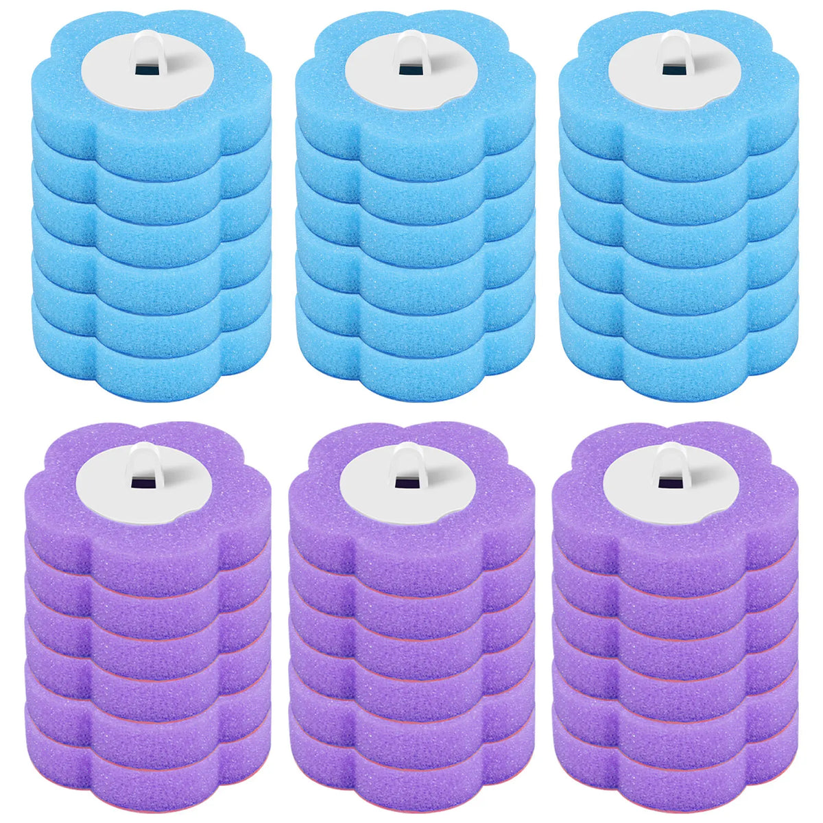brosse wc violet blanc kit nettoyage salle bain pratique moderne absorbant