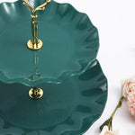 support desserts vert foncé moderne occasion mariage anniversaire noël vert foncé