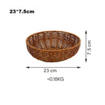 paniers osier tressés traditionnels empilables marron clair utilisation multiple respectueux environnement poignées osier