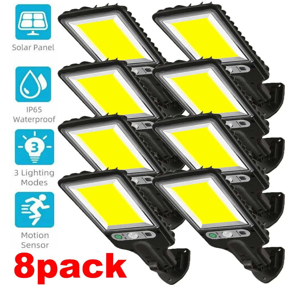lampe solaire détecteur mouvement adhésive moderne noir jaune 84x225mm ip65 led