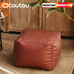 Pouf marocain bleu marine