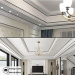 bandes décoratives auto adhésives rose gold or argent modernes contemporaines smooth