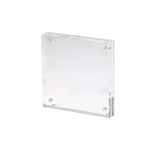 cadre photo moderne acrylique transparent 120x120mm 135x135mm 150x150mm support présentation