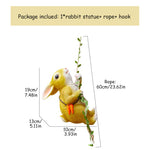 figurines animaux décoratives koala panda lapin escalade corde extérieures patio jardin adorables enfants