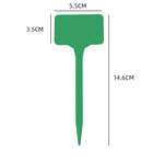 étiquettes jardinage bleu vert rouge blanc pratiques simples rectangulaires pointues 10 pièces