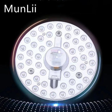 module led blanc rond lumiere ponctuelle moderne technologie 220v 12w 18w 24w 36w variable