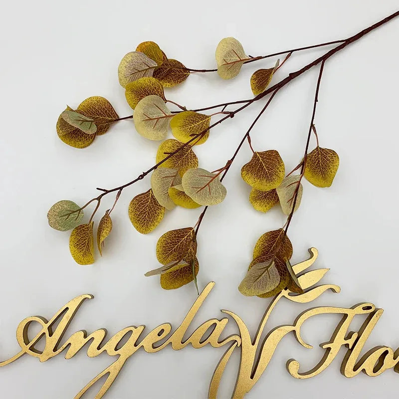 décoration maison branche feuilles artificielles couleurs variées extérieur intérieur festive