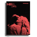 affiche moderne rock chanteur graphique bleu rose noir pop art vintage