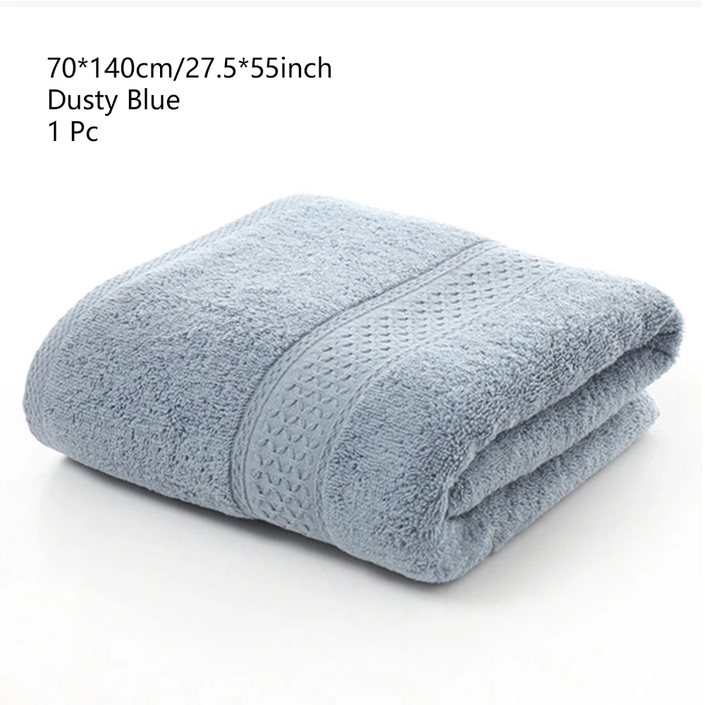 serviettes bain absorbantes serviettes toilette coton bleu gris moderne TEXTURE ÉPONGE
