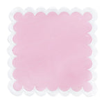 serviette table coton brodée bordure ondulée moderne décoration banquet mariage