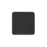coasters simili cuir marron gris modernes antidérapants imperméables table marron clair marron foncé