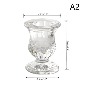 bougeoir transparent classique adhésif décoration maison mariage ornements transparent raisonné
