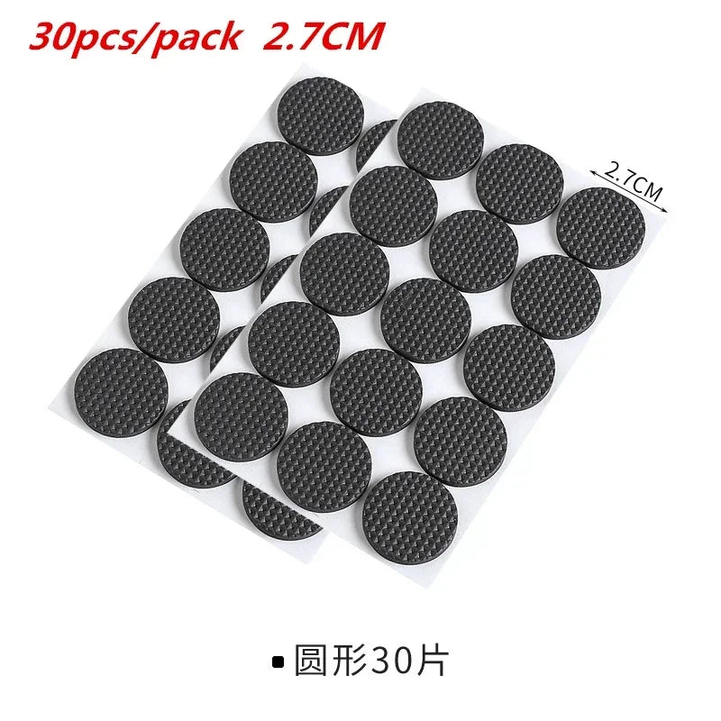 protector meuble adhésif noir anti dérapant micro perforé pratique table chaise protection rond carré
