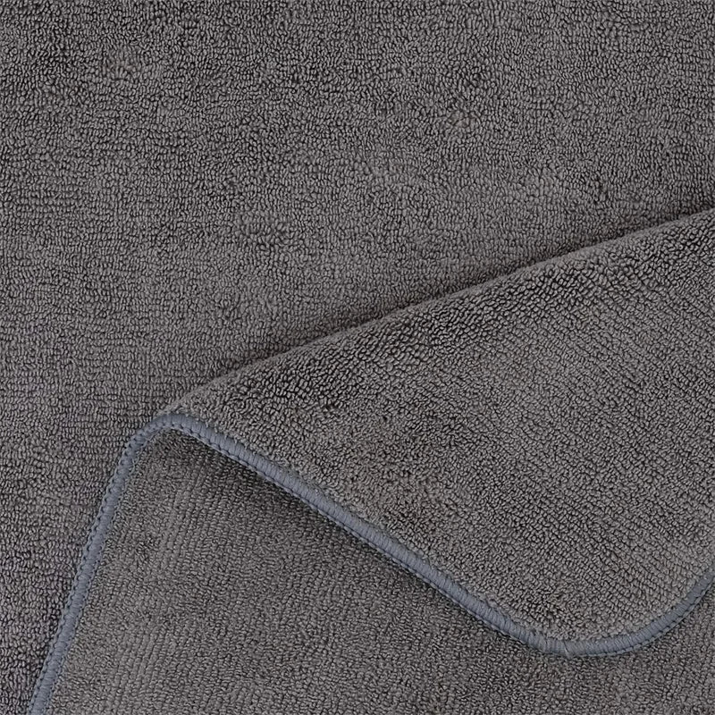 serviette bain microfibre absorption rapide séchage rapide serviette rectangulaire gris foncé texture douce moderne