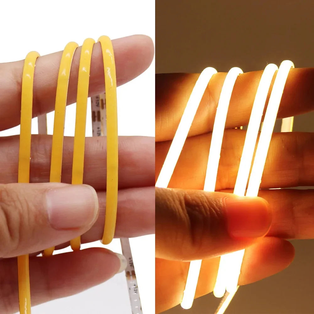 ruban led flexible blanc lisse moderne 5v 400 leds/m adhésif découpable salon