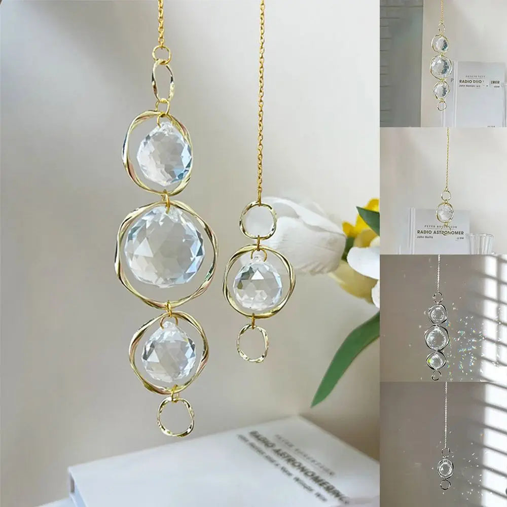 decoratives transparentes dorées facettes moderne élégant collier chaines dorées or