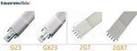 Ampoules LED 3W 4W 5W 7W Blanc Froid Opalescent G23 Moderne Fixation Adaptateurs