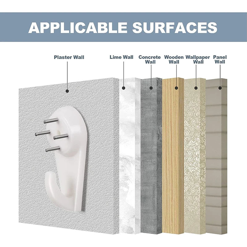 crochet mural blanc moderne 30lbs 20pcs 40lbs 20pcs 40lbs 30pcs 50lbs 20pcs 50lbs 30pcs