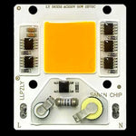 ampoule led cob 50w ac 220v blanc jaune rouge extérieure spotlight chip led moderne