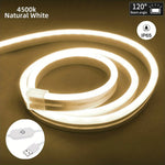 ruban led flexible blanc interrupteur tactile guide luminosité moderne minimaliste
