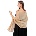 écharpe soie polyester solide rouge bordeaux rose clair beige gris jaune violet moderne