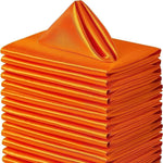 serviettes table gris bleu marine uni soyeuses réutilisables lavables événements fêtes