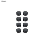 bouchons trou noirs plastique adhésifs pratiques pièces round variées dimensions