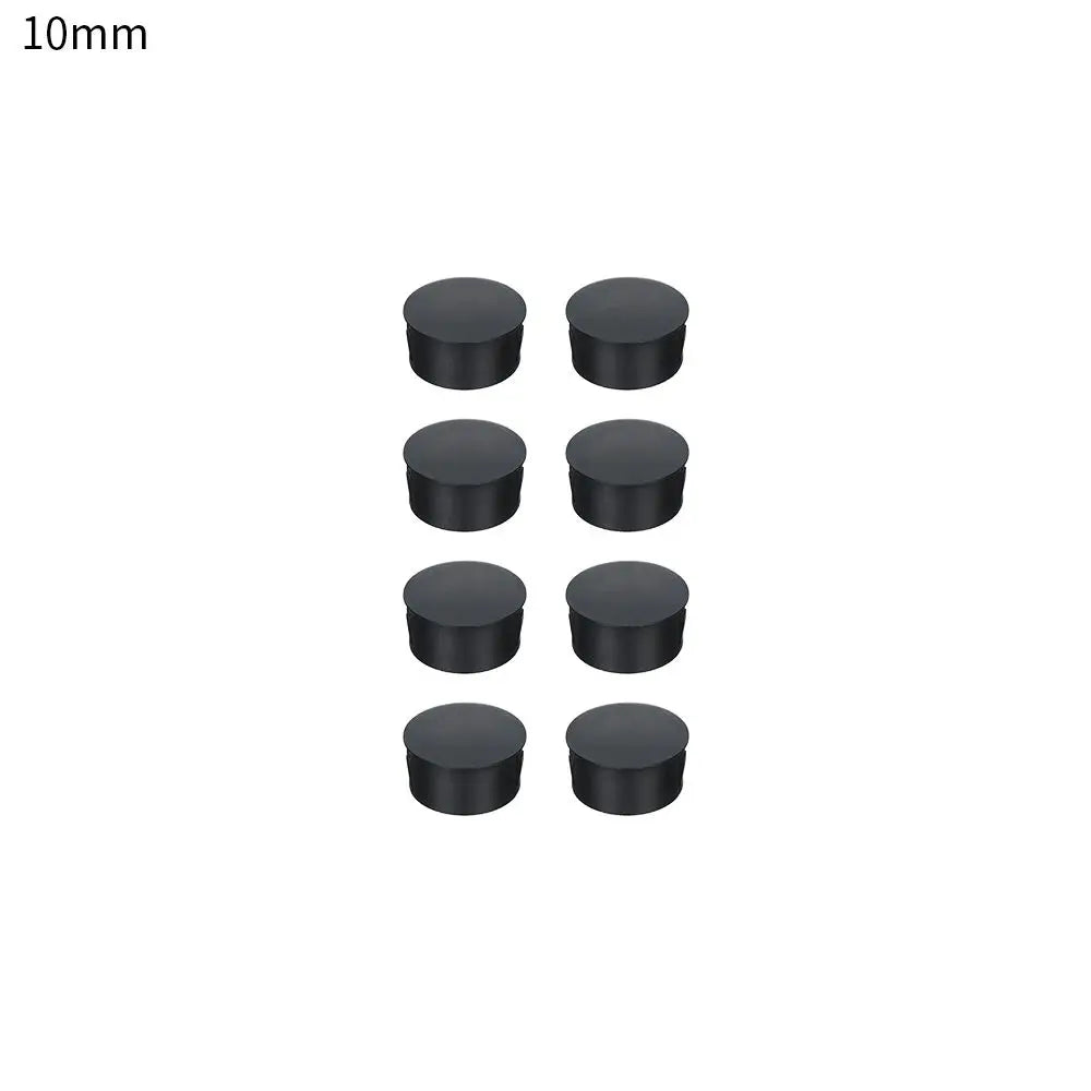 bouchons trou noirs plastique adhésifs pratiques pièces round variées dimensions