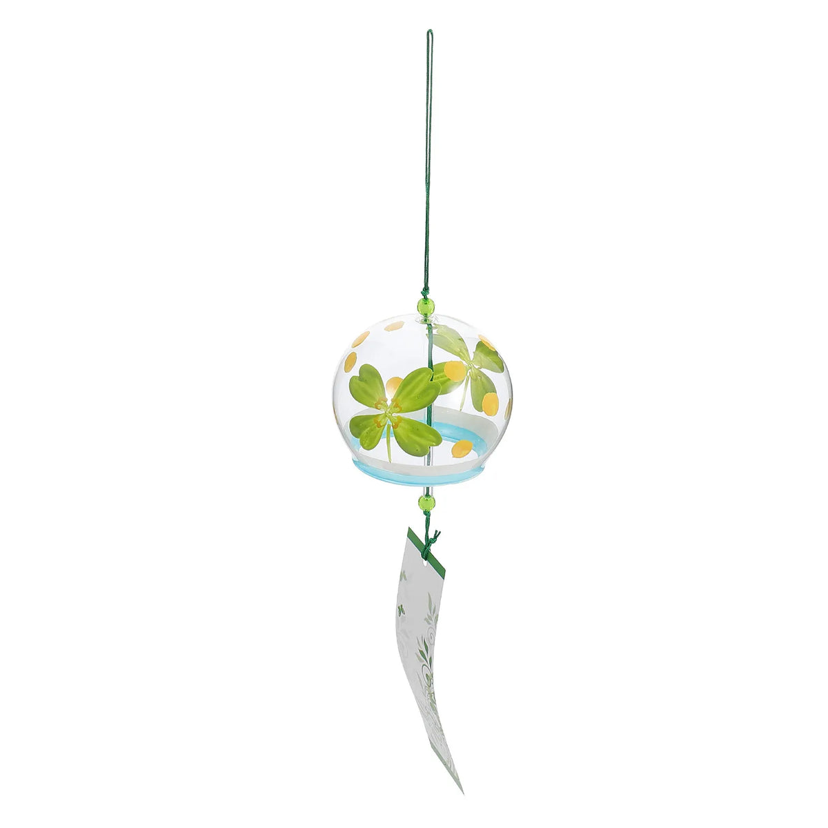 décoration éolienne verre japonaise mobiles éoliens floraux trèfle suspendus porte balcon jardin