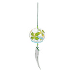 décoration éolienne verre japonaise mobiles éoliens floraux trèfle suspendus porte balcon jardin