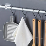 supports muraux adhésifs blancs crochets réutiliables modernes rideaux sans perçage