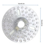 plaque led circulaire 15w 18w 24w blanc perforée modernes diodes vis fixations