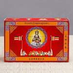 statues bouddha complète kit rituel instructions poudre sacrée rouleaux prières traditionnellements décoratives