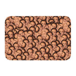 tapis moderne anti dérapant polyester noir jaune vert banane