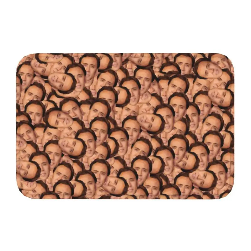 tapis moderne anti dérapant polyester noir jaune vert banane