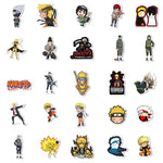 sticker autocollants naruto personnages kakashi sasuke itachi multicolore anime fini