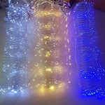filet lumineux blanc bleu moderne anniversaire noël mariage décoratif événement festive