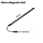 projecteur led noir moderne aimanté rail 12v 2w 2000lm industrial