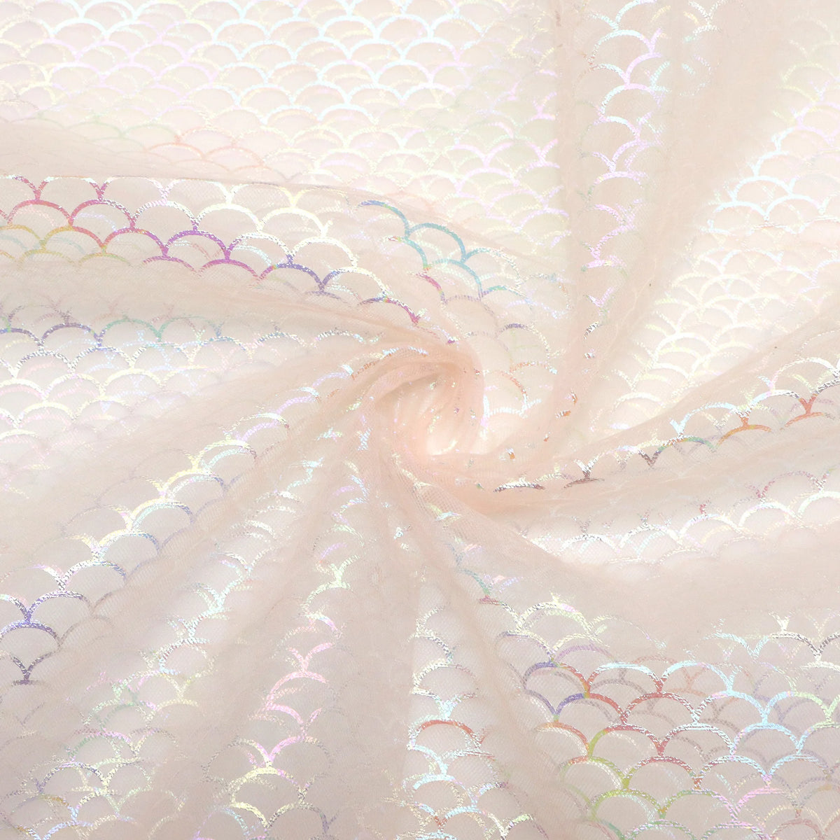 tissu polyester poisson violet blanc bleu clair noir rose jaune clair moderne 50x160cm