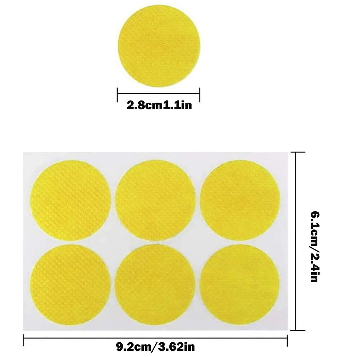 autocollants anti moustiques répulsifs naturels vert jaune orange moderne adhésifs été extérieur 20 40