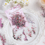 décorations florales vintage adhésives fleurs motifs floraux divers opaques romantiques set 30 pièces
