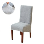 housse chaise mariage tissu carreaux beige moderne adhésif XL salon restaurant