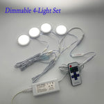 ensemble luminaires led blanc moderne 6000k télécommande câbles adaptateur dc12v 3w