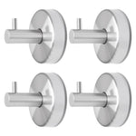 crochet mural doré moderne adhésif 4pcs acier inoxydable salle bain support serviettes peignoirs