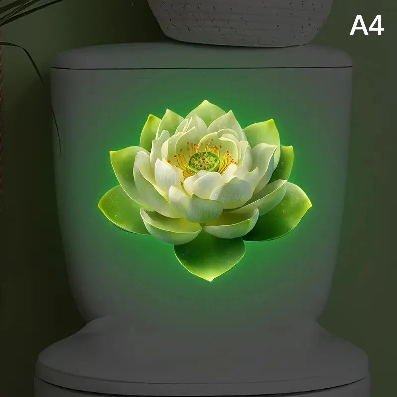 décoration murale moderne applique lumineuse fleur lotus nénuphar mandala salle bain chambre