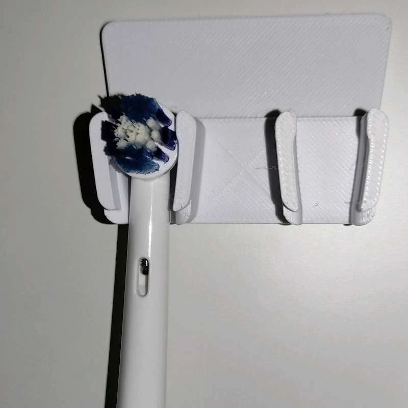 porte brosses dents adhésif blanc moderne salle bain stockage abs légèrement rugueux