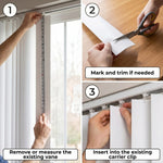 lames remplacement stores verticaux blancs pvc opaques modernes 8.9cm 209.6cm découpées mesure clips ciseaux