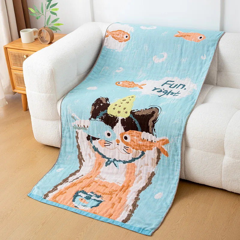 serviette bain coton biologique noël dessin animé moderne rectangle opaque lavable machine haute absorption