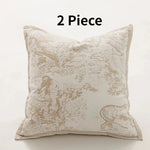 drap lit imprimé floral éléphants beige clair classique maison décoration chambre polyestère Jacquard confortable