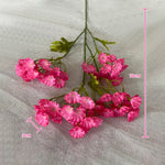 bouquet artificiel violet rose blanc feuilles vertes naturel extérieur décoration maison festive anniversaire mariage